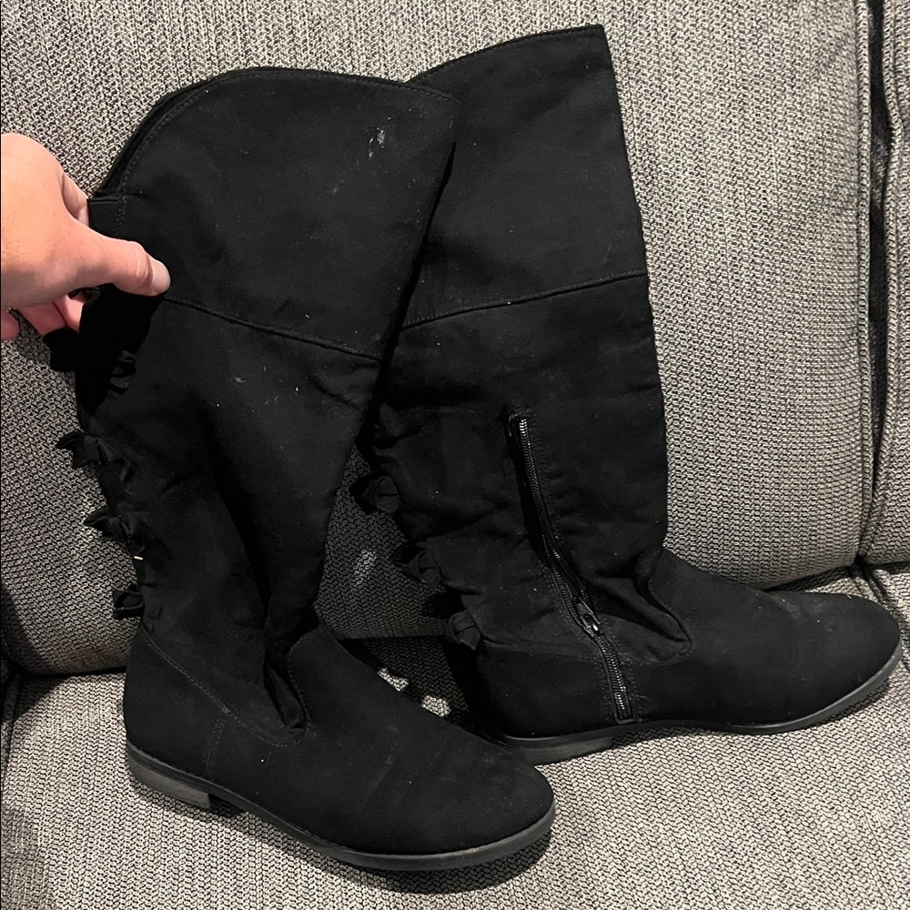 Cat & Jack Black Over the Knee Boots